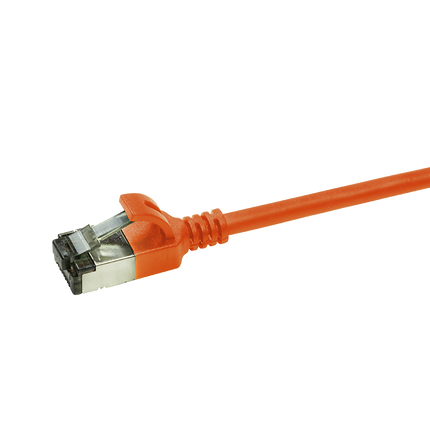 CAT6a U/FTP Ultraflex, 100 % cobre, naranja, 1 M