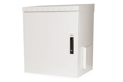 12U wall cabinet, outdoor, IP55 600x450x713 mm, color light gray (RAL 7035)