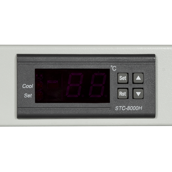 Unidad de ventilador 1U con 2 ventiladores, gris de 19 pulgadas