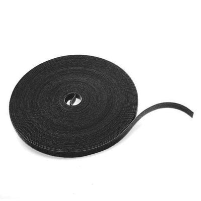 Velcro 10 mm negro 25 m en rollo