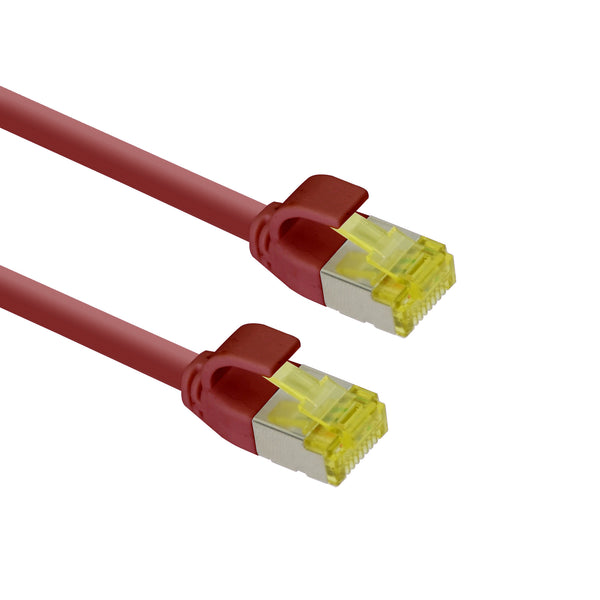 Cable de conexión ultrafino S/FTP Cat 6A rojo 3 M