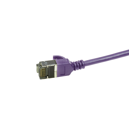 Cable Ultraflex CAT6a U/FTP, 100 % cobre, morado, 1,5 M