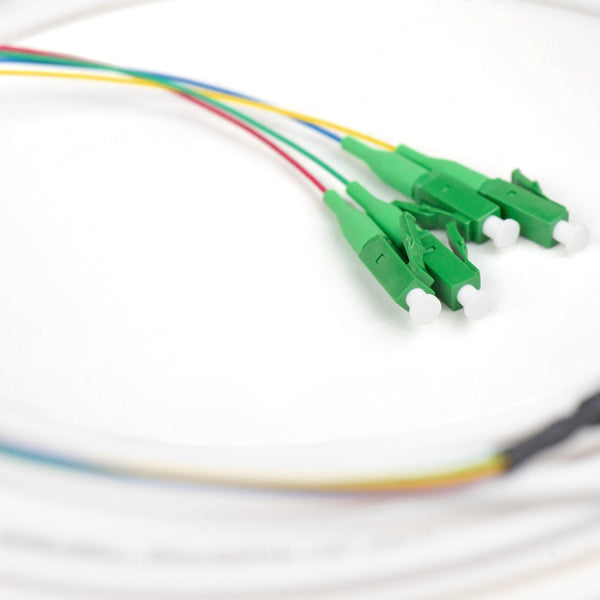 FTTH-dropkabel, 50 M singlemode, 4 vezels, 4 LC/APC