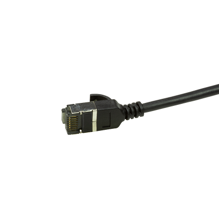 CAT6a U/FTP Ultraflex, 100% koper, zwart, 1.5M
