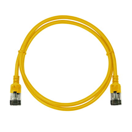 CAT6a U/FTP Ultraflex, 100 % cobre, amarillo, 5 M