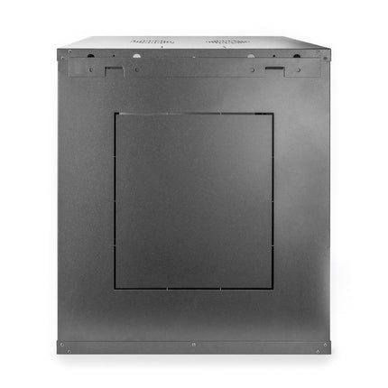 Armario de pared 16U 600x600x789 mm, color negro (RAL 9005)