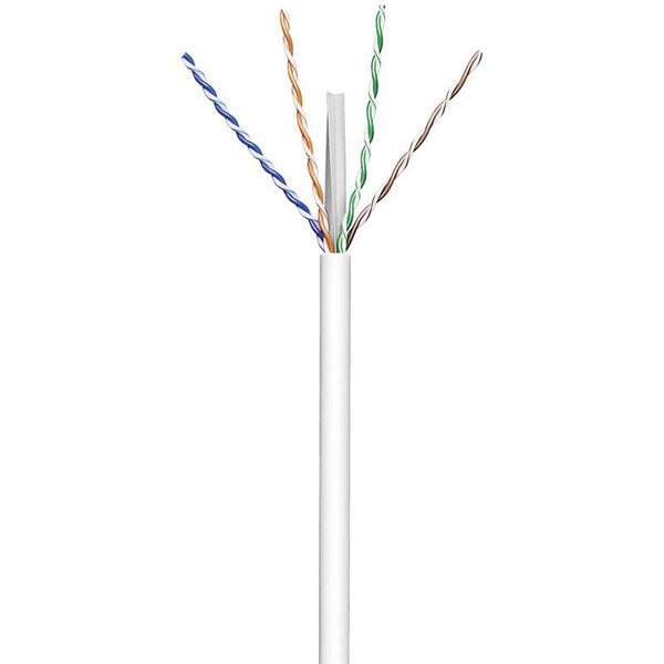 Cable de red UTP CAT6 rígido 100M CCA Blanco