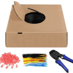 Cable UTP CAT6 para exterior, rígido, 305 m, 100 % cobre, juego