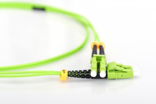 Cable de conexión de fibra óptica multimodo LWL OM5, LC/LC, 7 m