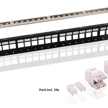 Conjunto de paneles de conexión keystone CAT6