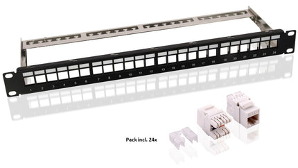 Conjunto de paneles de conexión keystone CAT6