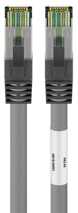 Cable CAT8.1 S/FTP PIMF LSZH 0,5 m gris