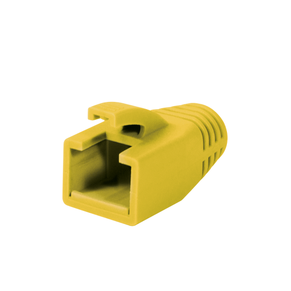 Bota RJ45 8mm amarilla 50 piezas