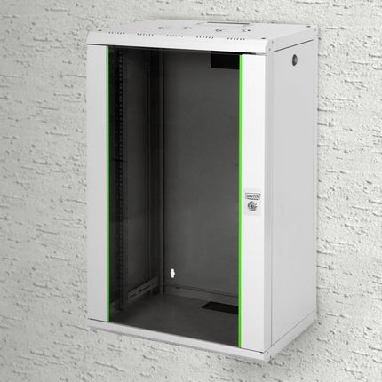 20U wall cabinet, Unique 600x450x998 mm, color light gray (RAL 7035)