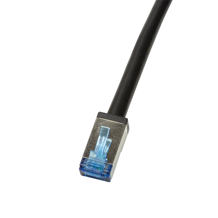 Cable S/FTP CAT6a para exteriores de 10 m, 100 % cobre