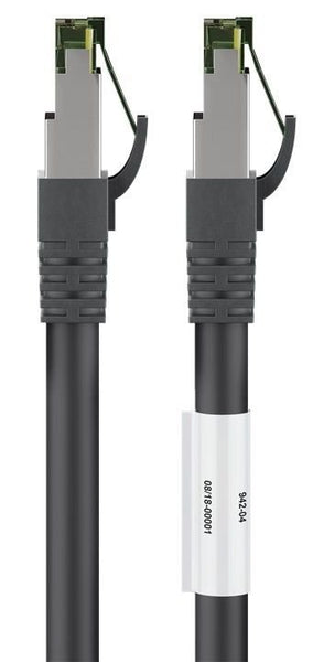 Cable CAT8.1 S/FTP PIMF LSZH 10M Negro