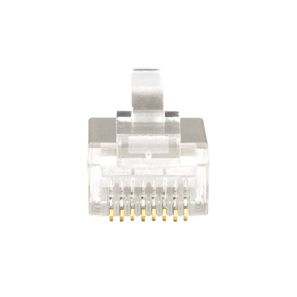 Conector CAT6a RJ45 - STP 50 piezas para cable flexible y rígido