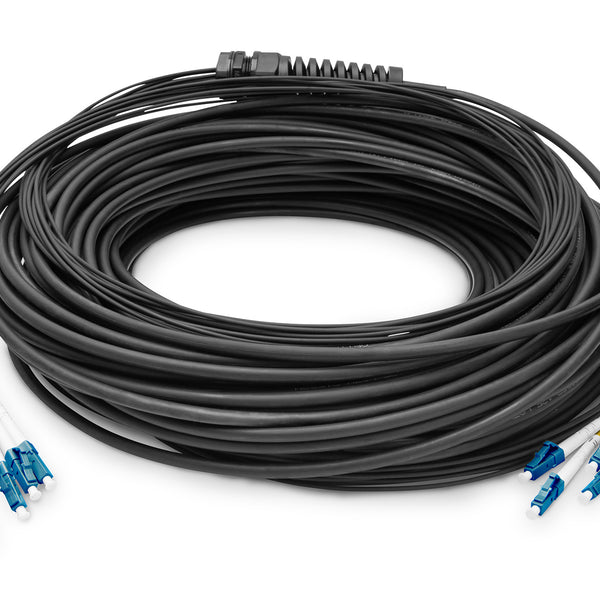 Singlemode Glasvezelkabel 30M OS2, 12 vezels LC/UPC - LC/UPC