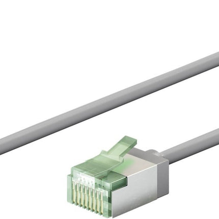 Ultra-flexibele dunne CAT 8.1-patchkabel U/FTP 1M grijs