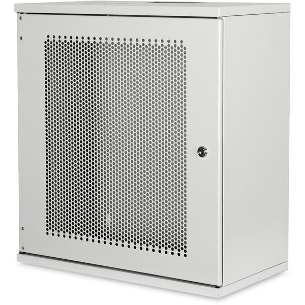 Armario de pared 12U, SOHO, sin montar, 540x400x595 mm, puerta frontal perforada, gris claro
