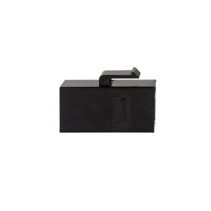 CAT5e keystone coupler UTP black