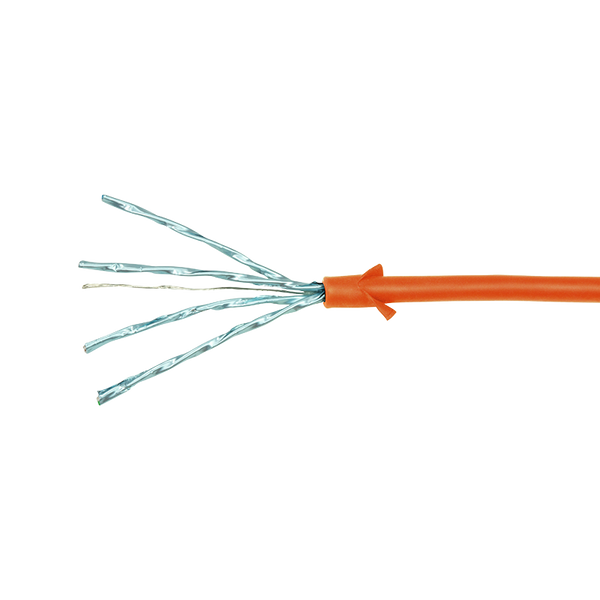 CAT6a U/FTP Ultraflex, 100% koper, oranje, 1M