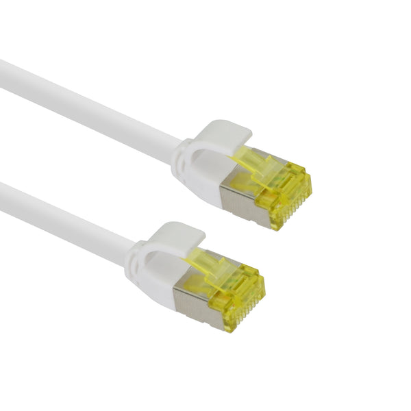 Cable de conexión ultrafino S/FTP Cat 6A blanco 3 M