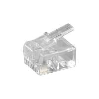 Conector RJ11 - 4 pines - Sin blindaje 10 piezas