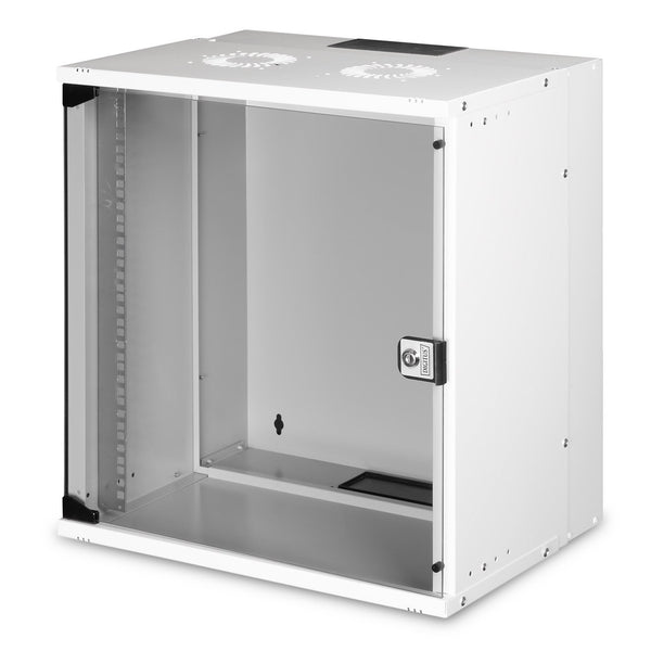 Armario de pared 12U, SOHO PRO, sin montar 540 x 400 x 595 mm, gris claro