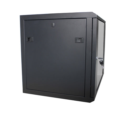 Armario de pared 18U con puerta de cristal 600x450x905mm