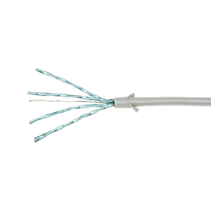 CAT6a U/FTP Ultraflex, 100 % cobre, gris, 1 M