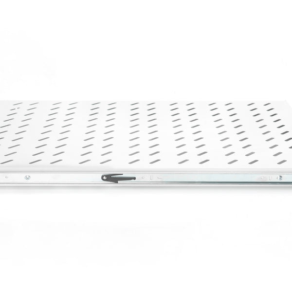 1U pull-out shelf for cabinets from 1000mm depth max. 65 kg light gray