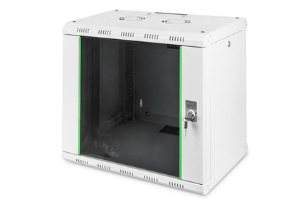 9U wandkast, Unique 600x450x509 mm, kleur lichtgrijs (RAL 7035)