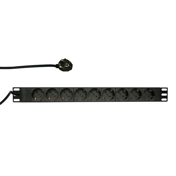 BASIC PDU with 9 EU sockets for 19 inch server cabinets