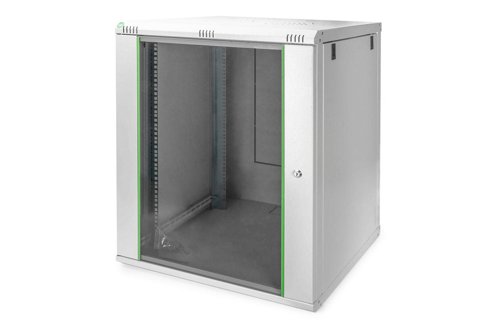 16U wandkast, Dynamic Basic 600x600x789 mm, kleur lichtgrijs (RAL 7035)