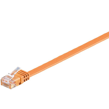 Cable UTP plano Cat6 7M naranja