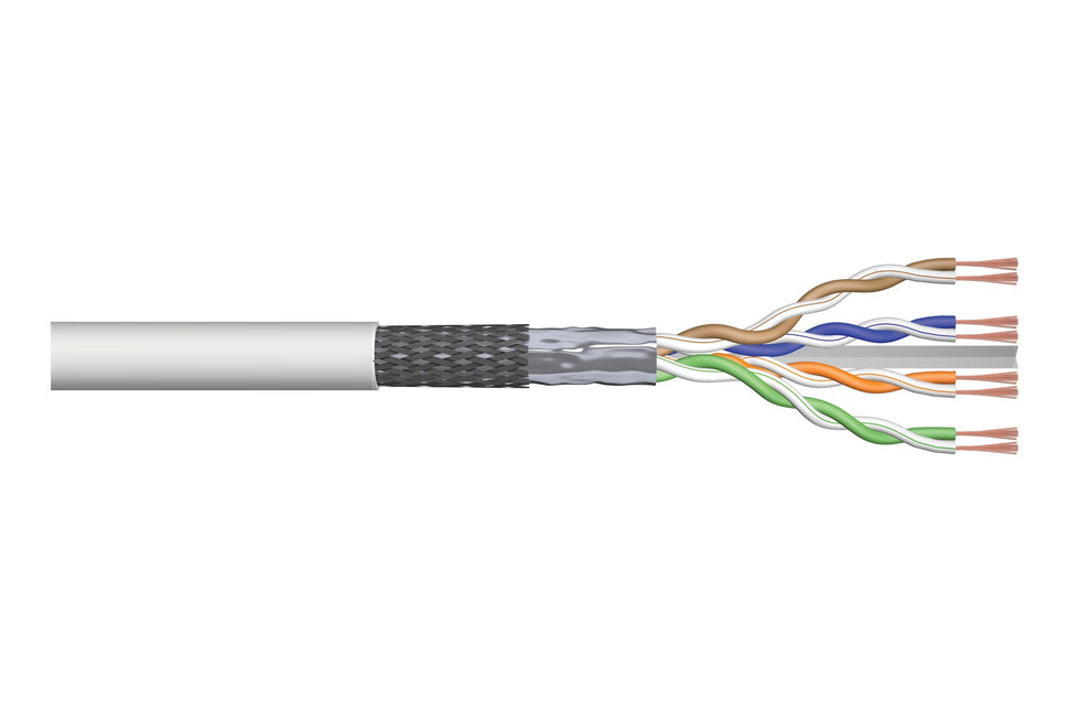 Cable CAT6 SF/UTP flexible 100M LSZH 100% cobre