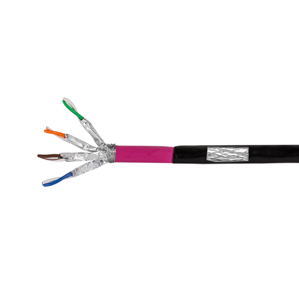 Cable de tierra S/FTP CAT7 rígido 100M 100% cobre