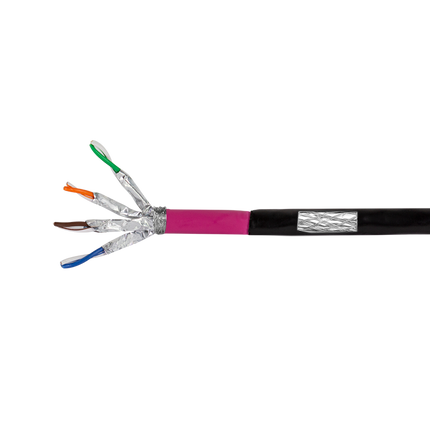 Cable de tierra S/FTP CAT7 rígido 100M 100% cobre