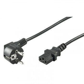 Cable de alimentación CEE 7/7 acodado (macho) a C13 (hembra) 5 m