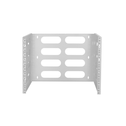 8U wall server rack 494x400x360mm (WxDxH) light gray
