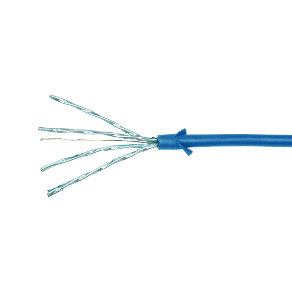 CAT6a U/FTP Ultraflex, 100% koper, blauw, 1M