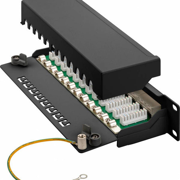 Cat6a 10 inch 12 Port Patch Panel