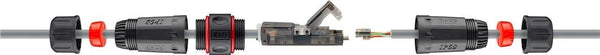 Conector exterior sin herramientas CAT6 UTP