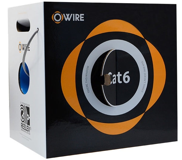 Cable rígido para exteriores CAT6 U/UTP de 305 m, 100 % cobre