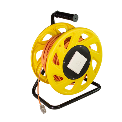 Cable de red S/FTP Cat 7A en carrete móvil de 90 m