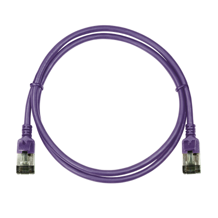 Cable Ultraflex CAT6a U/FTP, 100 % cobre, morado, 1,5 M