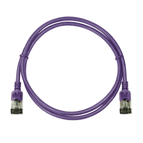 CAT6a U/FTP Ultraflex, 100% koper, paars, 1.5M