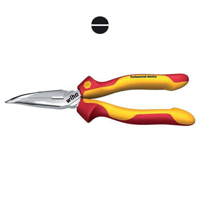 Alicates de punta fina WIHA Professional Electric Z 05 1 06 curvados 160 mm