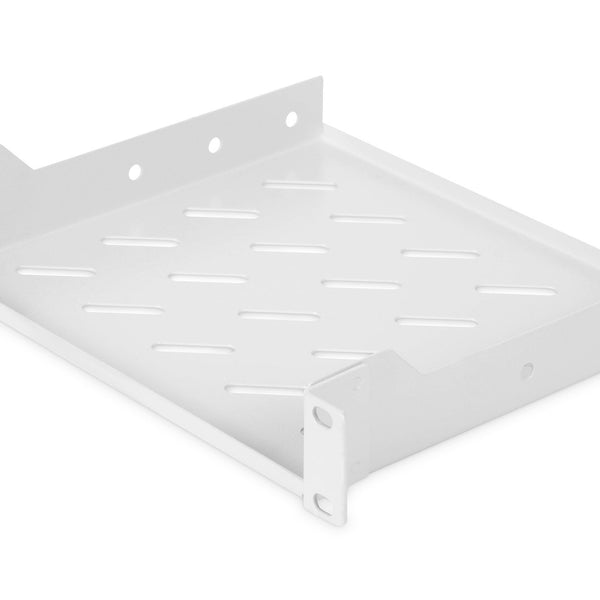 10 Inch 1U shelf 44x255x201 mm, color gray (RAL 7035)